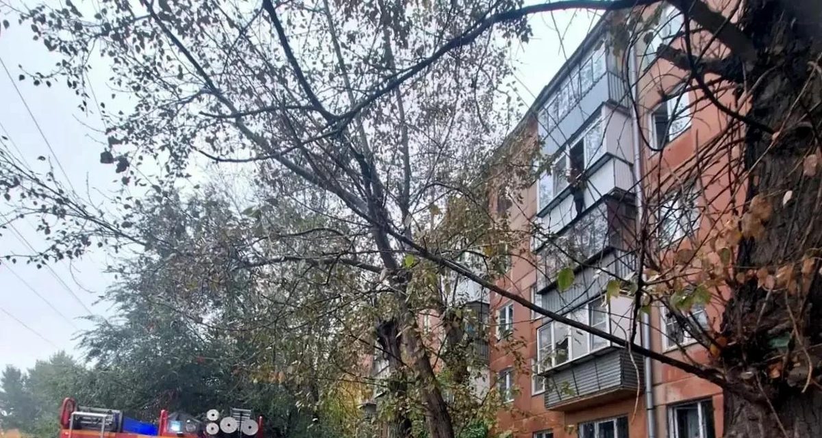 Пожарные сняли 12-летнего мальчика с карниза четвертого этажа в Челябинске