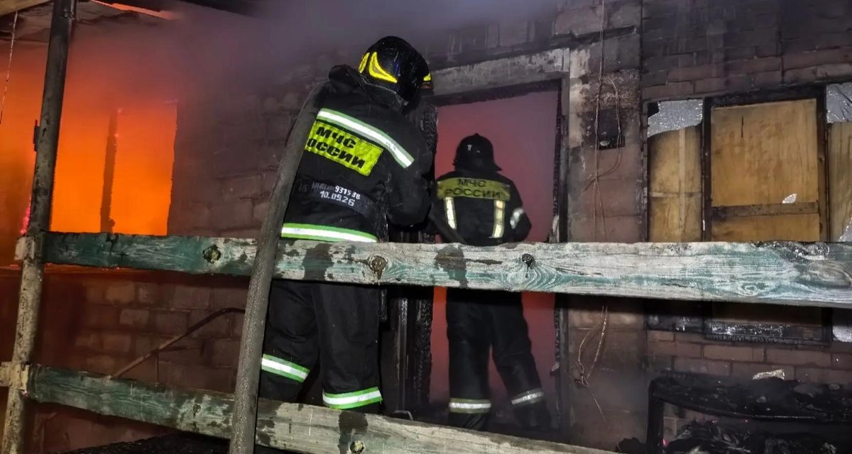 Ночной пожар в Челябинске унёс жизни двух человек — предварительная причина: печь